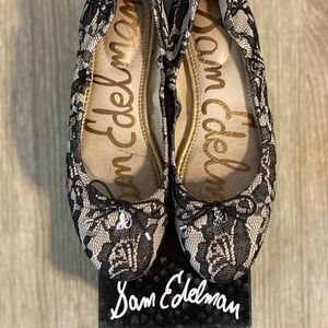 Sam Eldeman Lace Ballet Flats